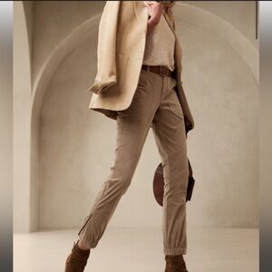 Banana Republic Factory Corduroy Utility Women's Jogger Pants Zipper 0 Petite